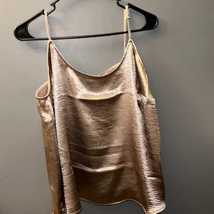 OLD NAVY satin gold tank top